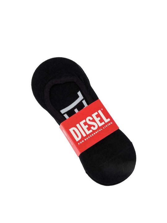 Diesel Ανδρικές Μονόχρωμες Κάλτσες Μαύρες 2Pack