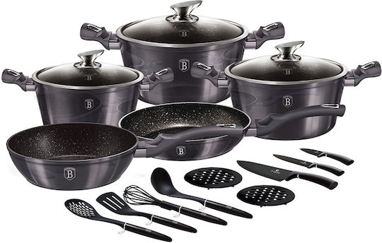 Berlinger Haus Metallic Line Cookware Set 5 Pieces