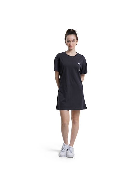 Emerson Sommer Mini T-Shirt Kleid Schwarz