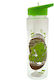 Pyramid International Plastic Kids Water Bottle with Straw Green 540ml