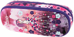 Polo Pencil Case with 2 Compartments Pink