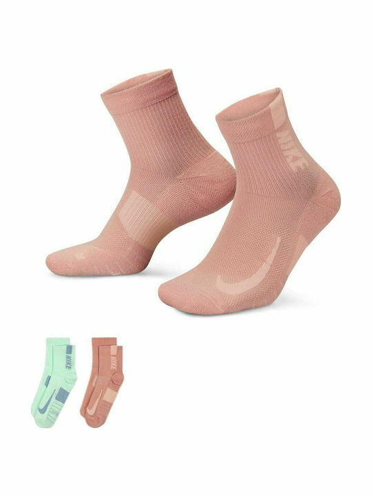 Nike Multiplier Running Ankle Socks Running Κάλ...