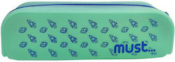 Must Team Focus Pencil Case Silicone Barrel Green