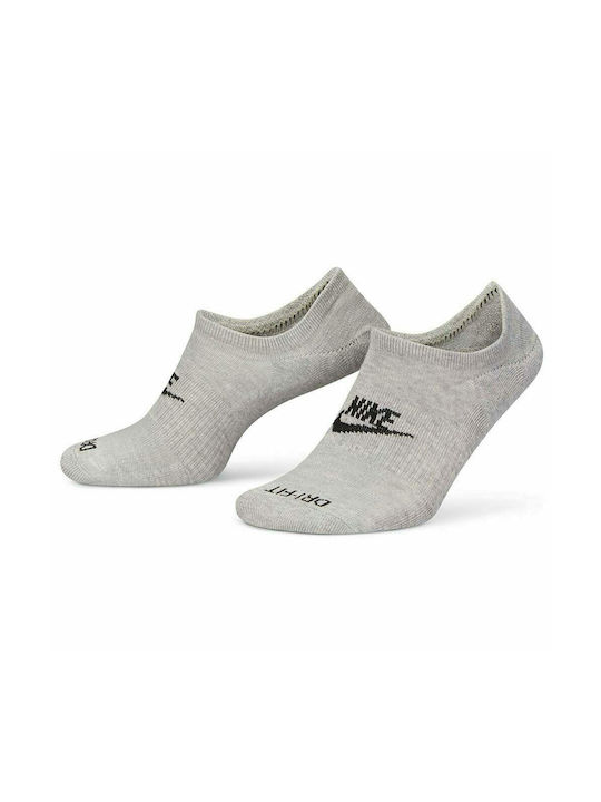 Nike Everyday Plus Cushioned Αθλητικές Κάλτσες Γκρι 3 Ζεύγη