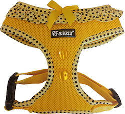 Pet Interest Dog Harness Yellow Small 30-40cm Pet Interest Dog Harness Yellow Small 30-40cm