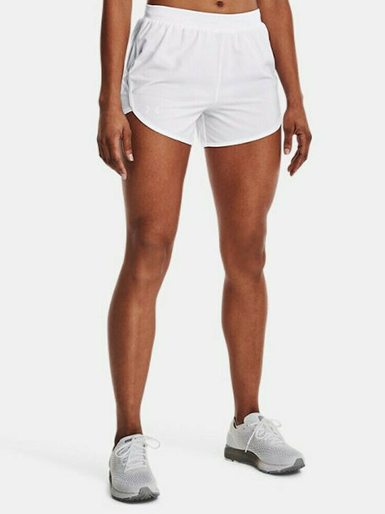 Under Armour UA Fly-By Elite 3'' Women's Sporty Shorts White