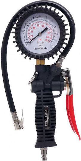 Kraft & Dele KD1365 Druckluftmessgerät mit Luftgewehr Maximaler Druck 12bar