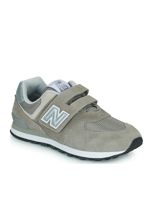 New Balance 574 Παιδικά Sneakers με Σκρατς Γκρι