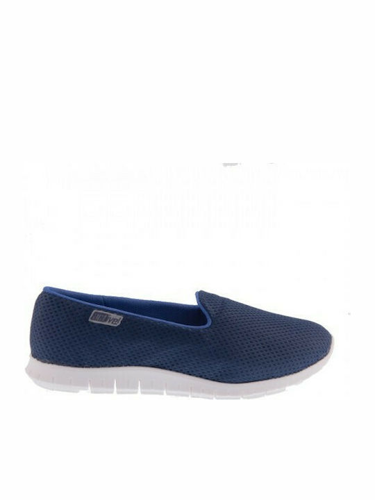 Beira Rio Damen Slip-Ons Blau