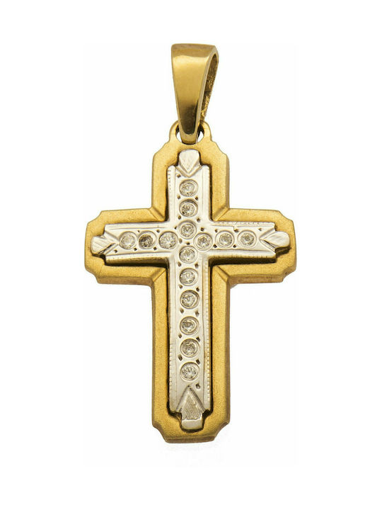 Mertzios.gr Gold Cross 14K