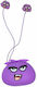 Jellie Monster Tiger YLFS-01 In-ear Handsfree with 3.5mm Connector Purple