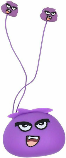 Jellie Monster Tiger YLFS-01 In-ear Handsfree with 3.5mm Connector Purple