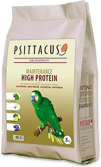 Psittacus High Protein Maintenance Food Pellet for Big Parrots 3kg