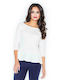 Figl Women's Blouse Cotton Long Sleeve White