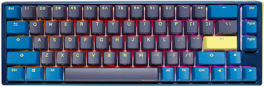 Ducky One 3 SF DayBreak Gaming Μηχανικό Πληκτρολόγιο 65% με Cherry MX Clear διακόπτες και RGB φωτισμό (Αγγλικό US) Μπλε