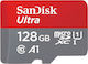 Sandisk Ultra microSDXC 128GB Clasa 10 U1 A1 UHS-I