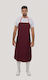 Axon Apron Full Body Taftas Burgundy