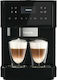 Miele CM 6160 Automatische Espressomaschine 1500W Druck 15bar mit Mahlwerk und Wi-Fi Schwarz