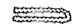 Hyundai HSC03 Chainsaw Chain with Pitch 3/8"LP, Gauge .050"-1.3mm & Number of Guides 57E