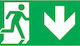 Optonica Self-adhesive Sign Exit 7213