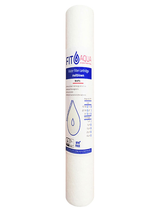Fit Aqua Ανταλλακτικό Φίλτρο Νερού Άνω και Κάτω Πάγκου από Πολυπροπυλένιο 20" 1 μm
