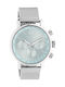 Oozoo Timepieces Women's Watch with Silver Metal Bracelet