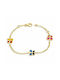 Children's 14K Gold bracelet with butterflies