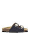 Alba Sandale Casual Damă De Piele Negre