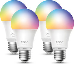 TP-LINK L530E Smart Dimmable LED Bulb E27 RGBW 806lm 4pcs
