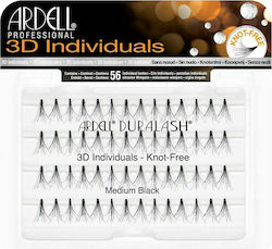 Ardell Individuals Βλεφαρίδες Τουφάκια Medium Black 3D Effect S0588043