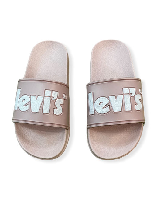 Levi's Παιδικές Σαγιονάρες Slides Ροζ