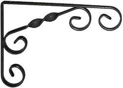 Element Heavy-Duty Metallic Corner Shelf Black 230x180mm 175602.0015