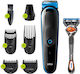 Braun All-In-One Trimmer 3 Rechargeable Hair Clipper Black/Blue MGK3245