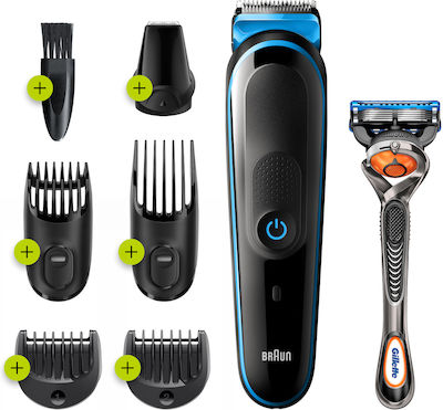 Braun All-In-One Trimmer 3 Haarschneidemaschine Black/Blue MGK3245