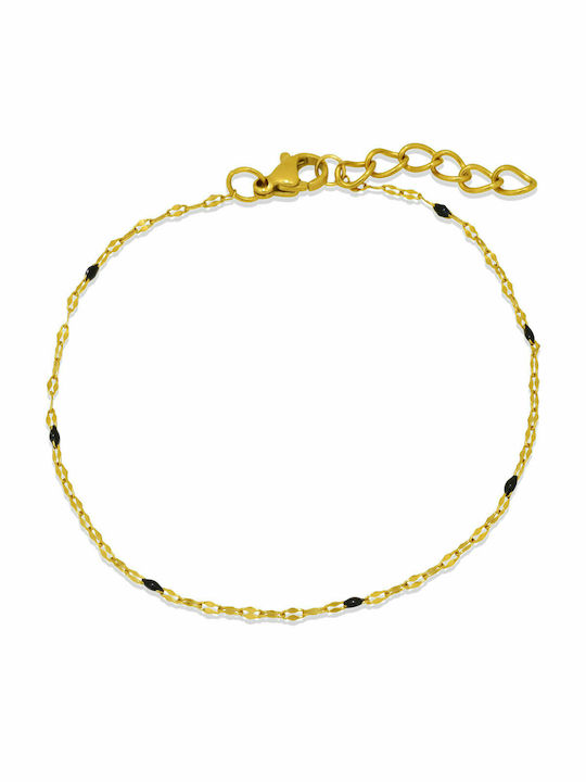 Extravaganza Gold Bracelet 1MM Βραχιόλι από ανοξείδωτο ατσάλι 316L 15-16 cm