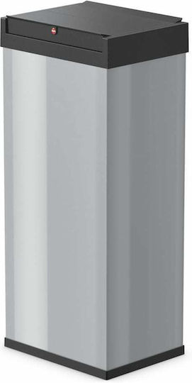 Hailo Hailo Big-Box Swing Mülleimer Metallisch Silber 52lt