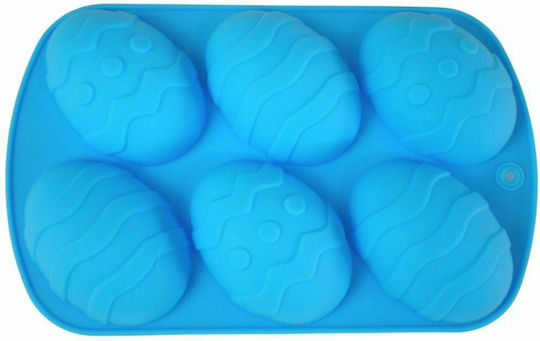 Silicone Mold Easter Eggs 6 Slots 070