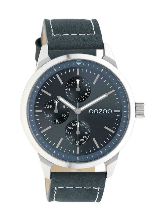 Oozoo Timepieces Ανδρικό Ρολόι 45mm Χρονογράφος...