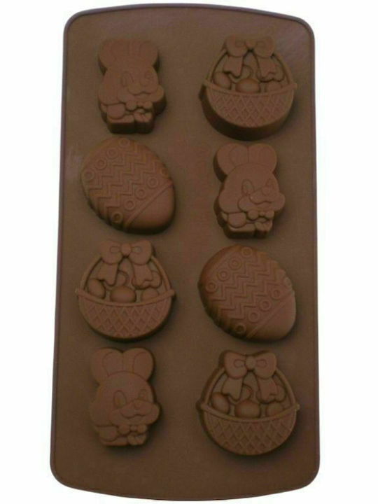 Φόρμα Ζαχαροπλαστικής για Σοκολατάκια από Σιλικόνη 8 Θέσεων
