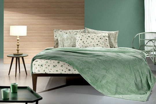 Guy Laroche Rombus Fleece Single Blanket 160x220cm Olive