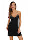 Donna Women's Nightdress Black Felicia