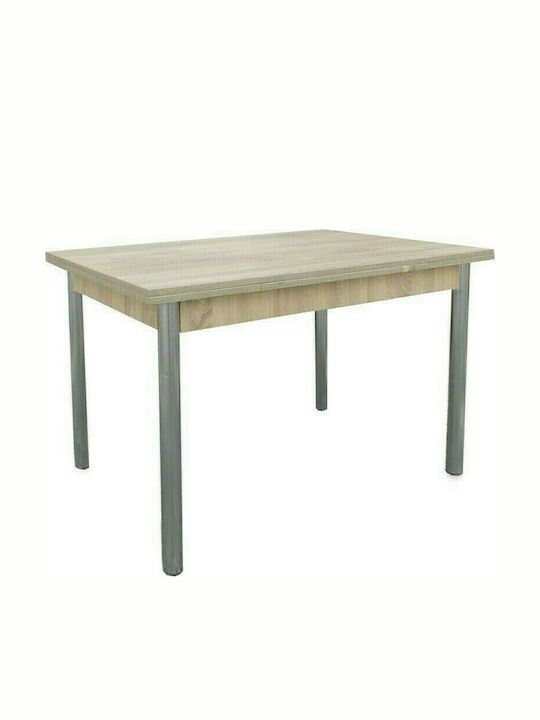 Serfio Metal table 110/165x70x77cm 4118 Serfio Hellas