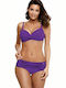 Marko Bikini Set Bra & Slip Bottom Violet