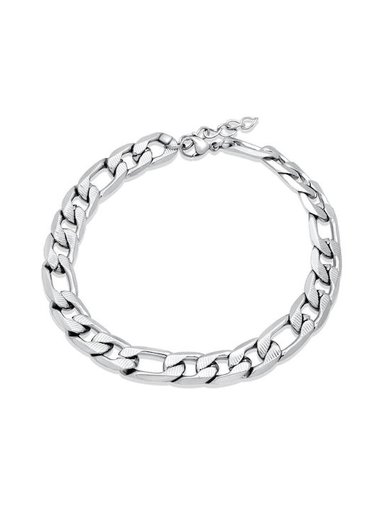 Magnum Silver Bracelet 9MM Stainless steel bracelet 316L 15-16 cm