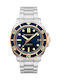 Spinnaker Hull Diver Watch Automatic with Silver Metal Bracelet