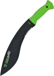 Amont Machete Green with Blade made of Stainless Steel in Sheath