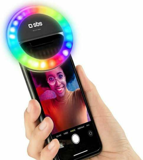 SBS Selfie Flash Selfie Ring Light in Black color