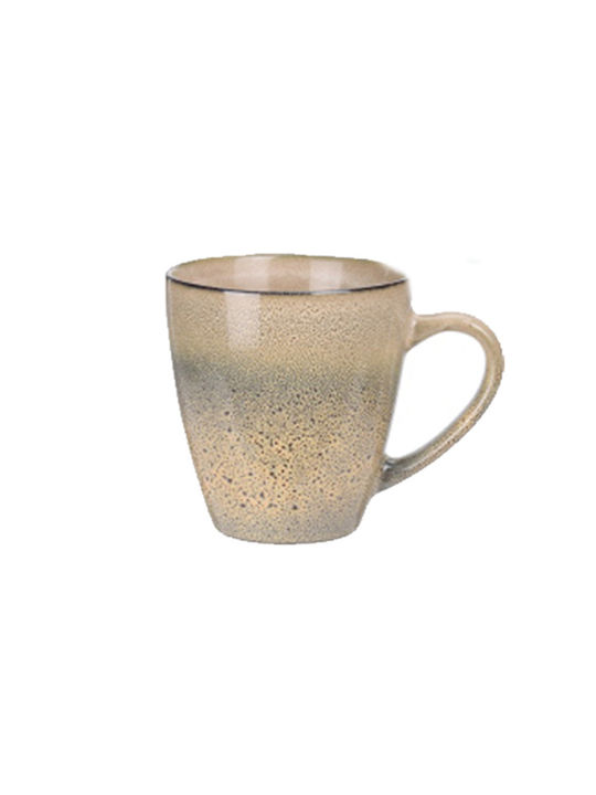 Zaros Ceramic Cup Beige 320ml