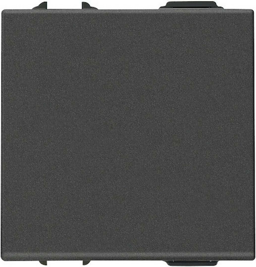 Vimar Recessed Wall Switch Lighting One-Way without Frame Black