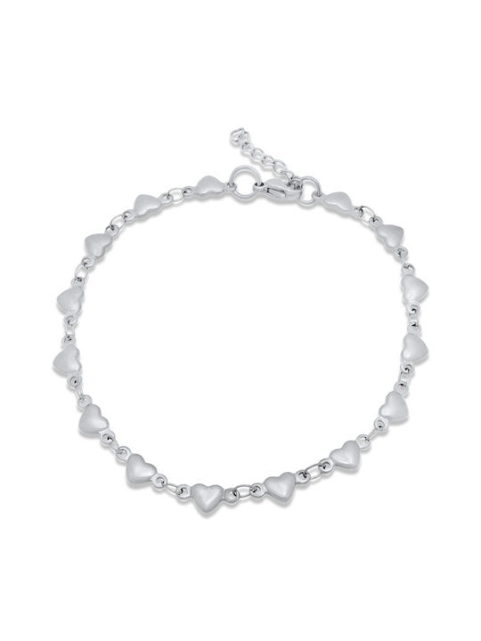 Eros Silver Bracelet 5MM Stainless steel bracelet 316L 23-24 cm